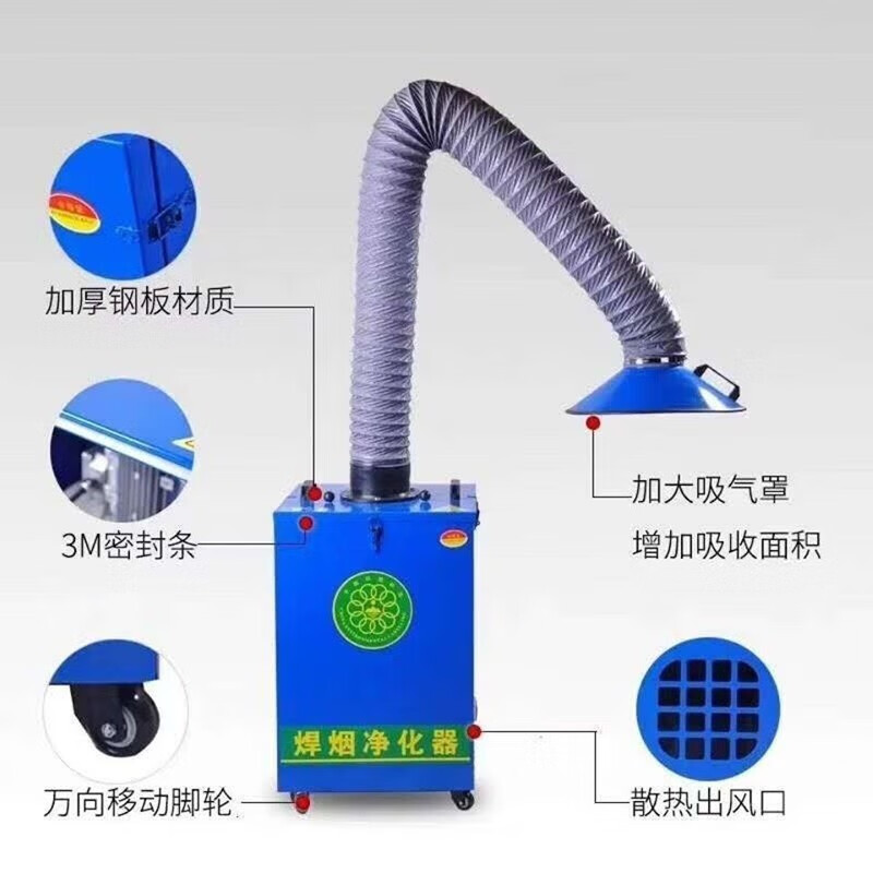 安米馨焊煙凈化器 移動式工業吸煙解決方案，守護車間呼吸健康